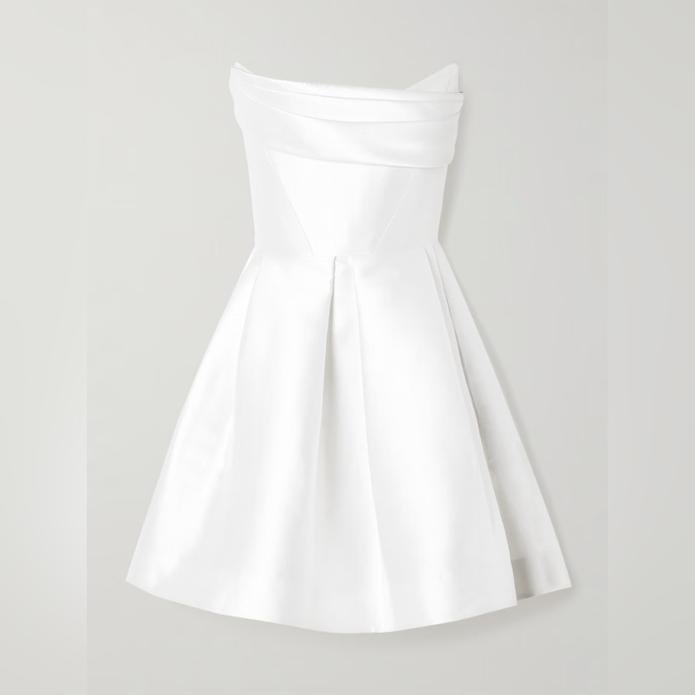 Alex Perry Strapless Draped Mini Dress - Picture 2 of 10